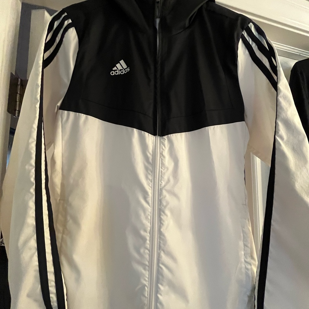 Adidas Men's Black and White jacket
